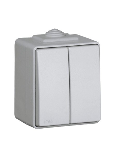 COMUTADOR DE LUSTRE CINZENTO