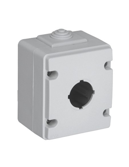 CAIXA P/APARELHAGEM Ø22 CINZENTA