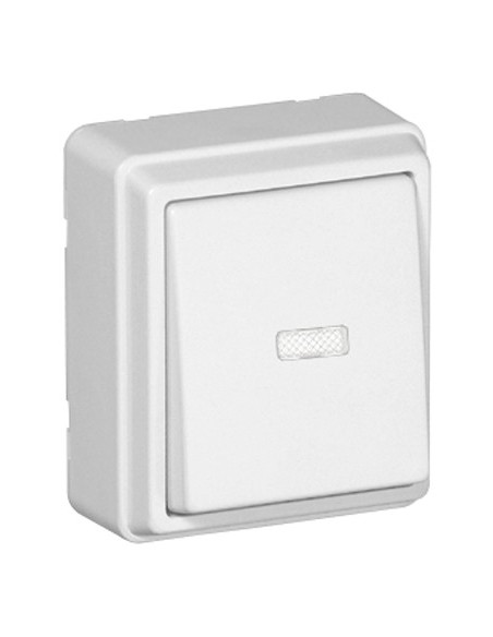 BOTÃO BASCULANTE LUMINOSO BRANCO