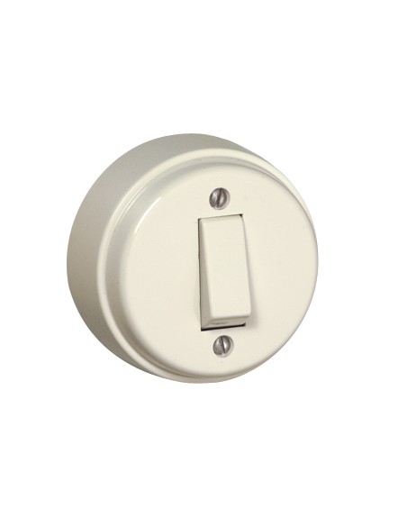 COMUTADOR DE ESCADA MARFIM