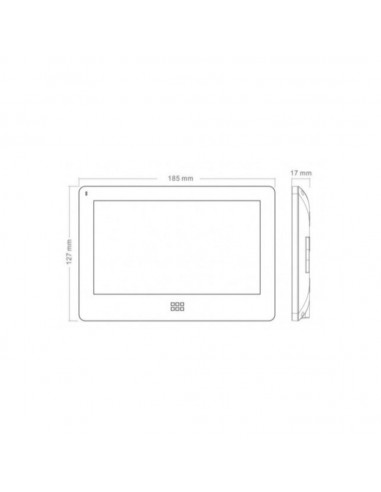 MONITOR LCD PARA VIDEO PORTEIRO 7" A CORES