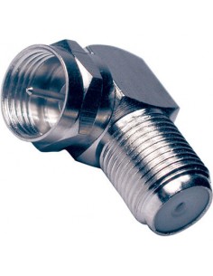 ADAPTADOR FICHA F MACHO / FEMEA - 90º