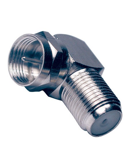 ADAPTADOR FICHA F MACHO / FEMEA - 90º