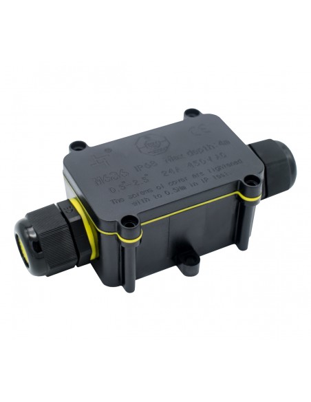 CONECTOR ESTANQUE IP68 CAIXA COM 2 BUCINS