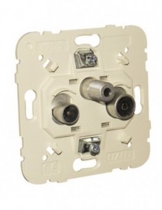 TOMADA R-TV-SAT PASSAGEM