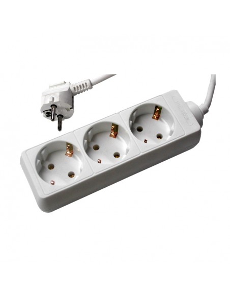 EXTENSÃO 3x2P+T - CABO 3MT - BRANCA