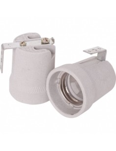 CASQUILHO CERAMICO E27 - "L"