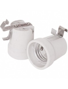 CASQUILHO CERAMICO E27 - MOLA