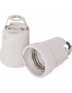 CASQUILHO CERAMICO E27 - ROSCA