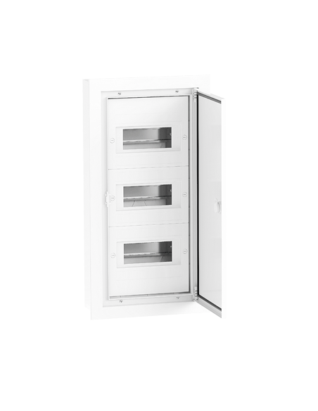 QUADRO EMBUTIR - 3 FILAS 24 MODULOS