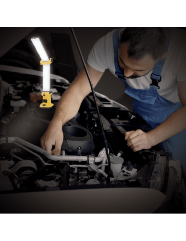 LANTERNA VERTICAL DUPLA RECARREGAVEL