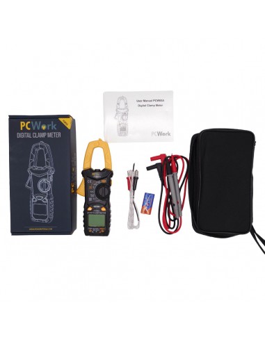 Pinça Amperimétrica True RMS 600A AC/DC