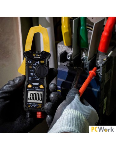 Pinça Amperimétrica True RMS 600A AC/DC