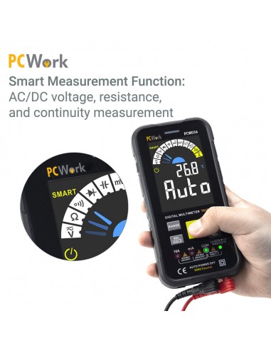 Multímetro Digital Smart Profissional True RMS CAT III 1000V