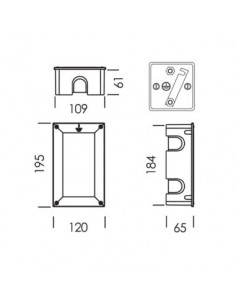 CAIXA DE MEDIÇÃO DE TERRA PARA MONTAGEM EMBUTIDA 125A BRANCA 2