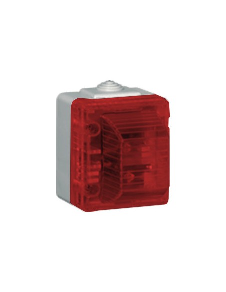 SINALIZADOR ALTO BRANCO/VERMELHO