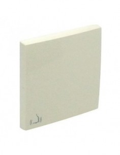 TECLA COM SÍMBOLO CAMPAINHA MARFIM