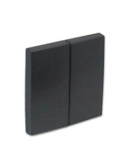 TECLA P/ MECANISMO FUNÇÃO DUPLA PRETO MATE