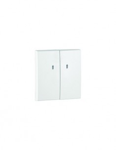 TECLAS P/ MECANISMO FUNÇÃO DUPLA LUMIN BRANCA