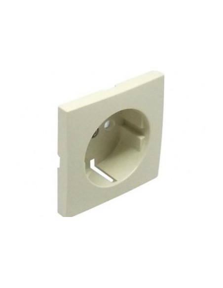 CENTRO SCHUKO COM OBTURADOR MARFIM