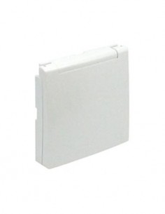 CENTRO SCHUKO C/TAMPA E OBTUR (IP44) BRANCO