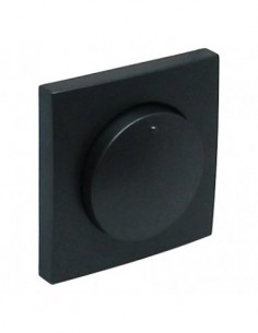 CENTRO P/ REGULADOR/COMUT DE LUZ PRETO MATE