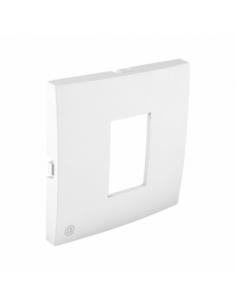 CENTRO PARA TOMADA RJ45 BRANCO