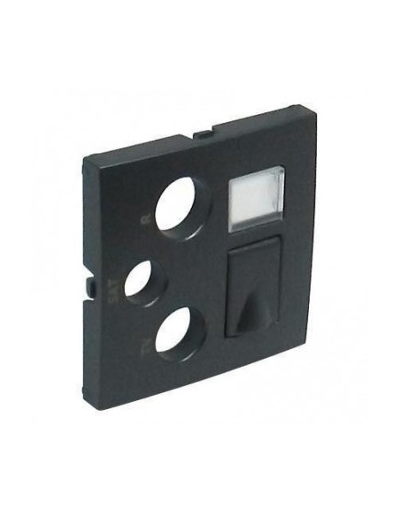 CENT TOM MISTA R-TV-SAT-RJ45/R-TV-SAT-RJ45-FO GRIS