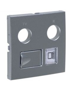 CENT TOM MISTA R-TV-RJ45/R-TV-RJ45-FO ALUMINA