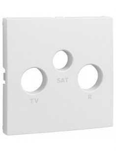 CENTRO PARA TOMADA R-TV-SAT BRANCO