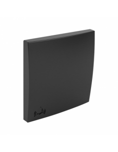 TECLA COM SÍMBOLO CAMPAINHA PRETO MATE