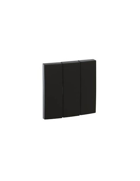 TECLA TRIPLA PRETA MATE