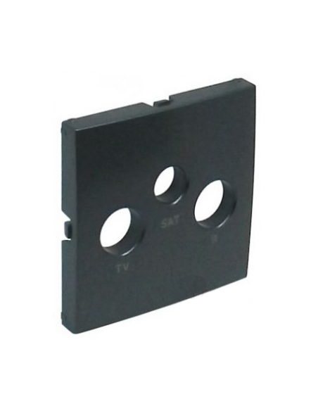 CENTRO PARA TOMADA R-TV-SAT GRIS