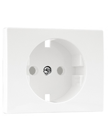 CENTRO SCHUKO C/OBTURADOR BRANCO