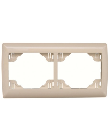 ESPELHO DUPLO HORIZONTAL MARFIM