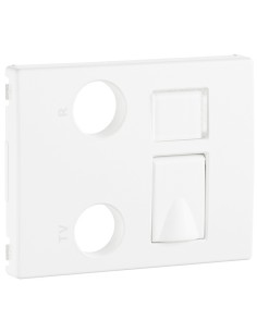 CENT TOM MISTA R-TV-RJ45/R-TV-RJ45-FO BRANCO