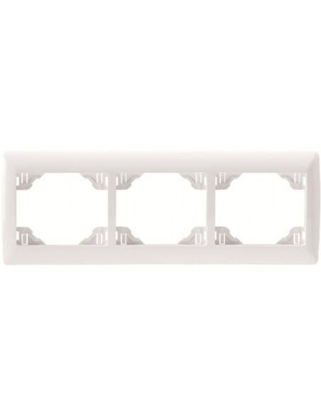 ESPELHO TRIPLO HORIZONTAL BRANCO