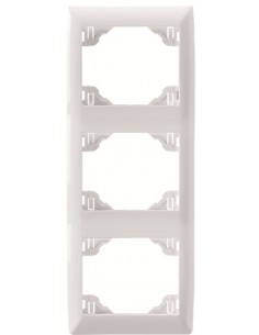 ESPELHO TRIPLO VERTICAL BRANCO