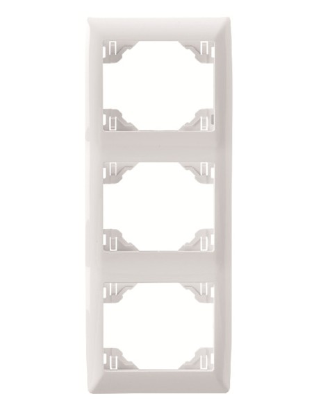 ESPELHO TRIPLO VERTICAL BRANCO