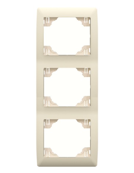 ESPELHO TRIPLO VERTICAL MARFIM