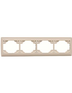 ESPELHO QUADRUPLO HORIZONTAL MARFIM