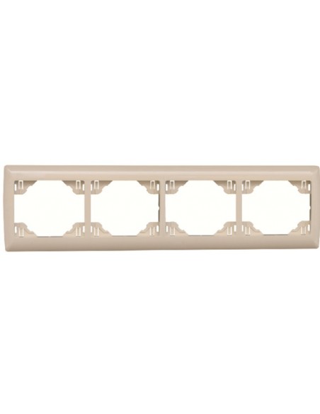 ESPELHO QUADRUPLO HORIZONTAL MARFIM