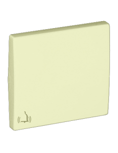 TECLA COM SÍMBOLO CAMPAINHA MARFIM