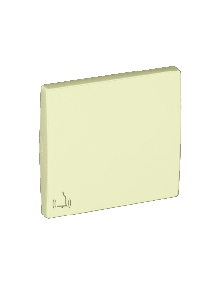 TECLA COM SÍMBOLO CAMPAINHA MARFIM