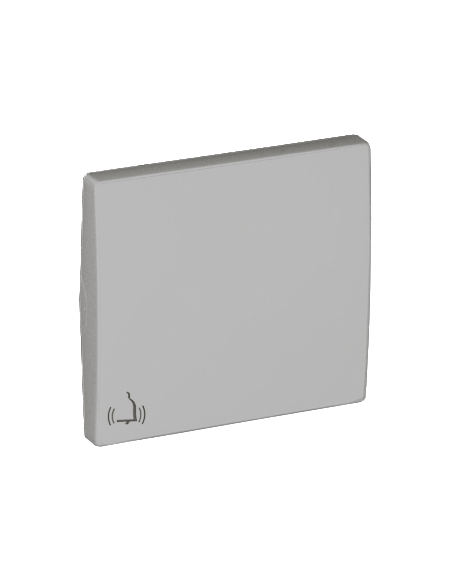 TECLA COM SÍMBOLO CAMPAINHA PRATA