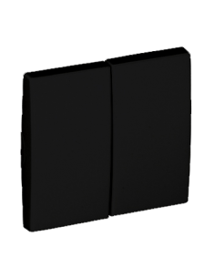 TECLA DUPLA PRETA MATE