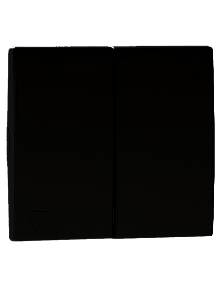 TECLAS P/BOTÃO DUPLO DE PERSIANA PRETA MATE