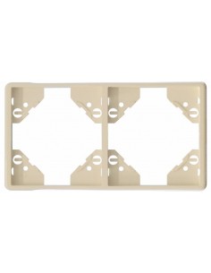 ESPELHO DUPLO HORIZONTAL MARFIM