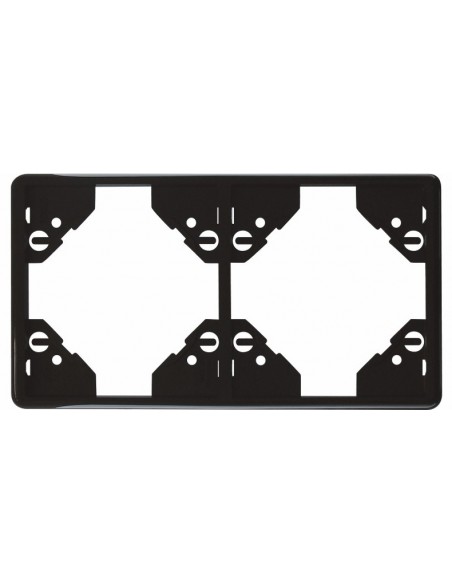 ESPELHO DUPLO HORIZONTAL PRETO