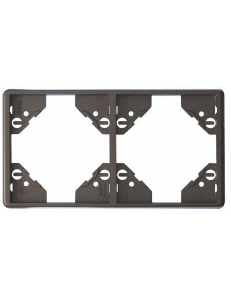 ESPELHO DUPLO HORIZONTAL GRAFITE